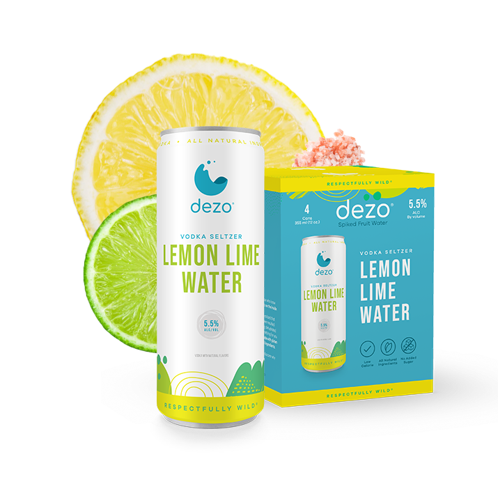 Dezo Spiked Lemon Lime Water